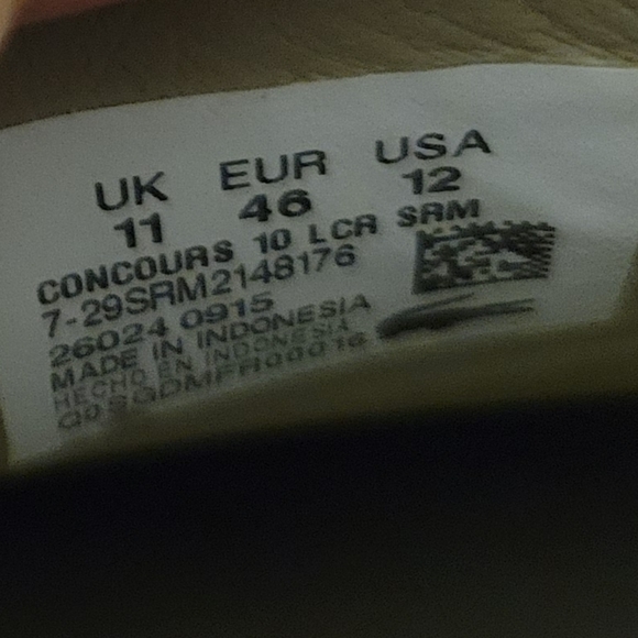 Izod Men's size 12 leather pre-owed - Picture 5 of 16